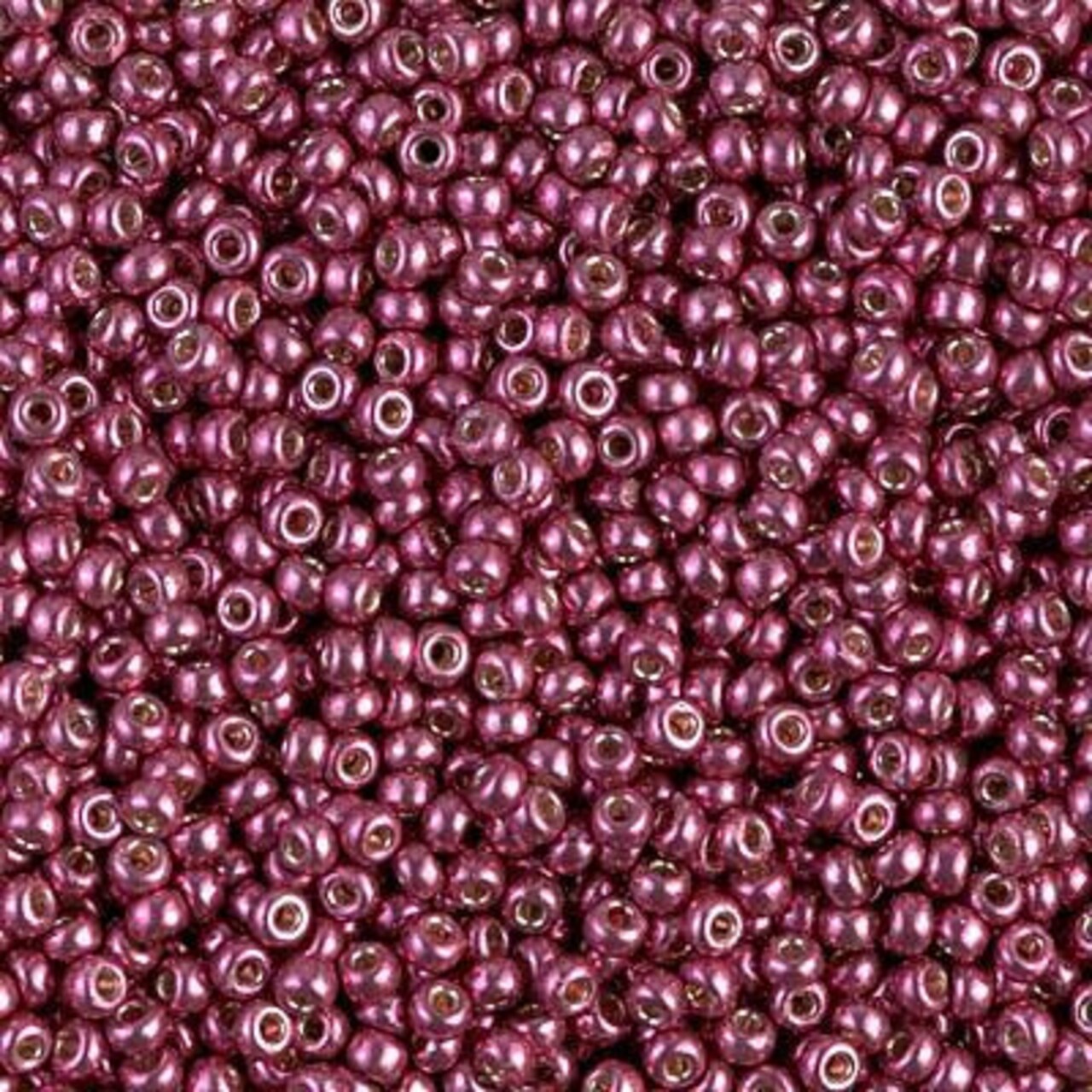 Miyuki 11 Round Seed Bead, 11-4219, Duracoat Galvanized Magenta